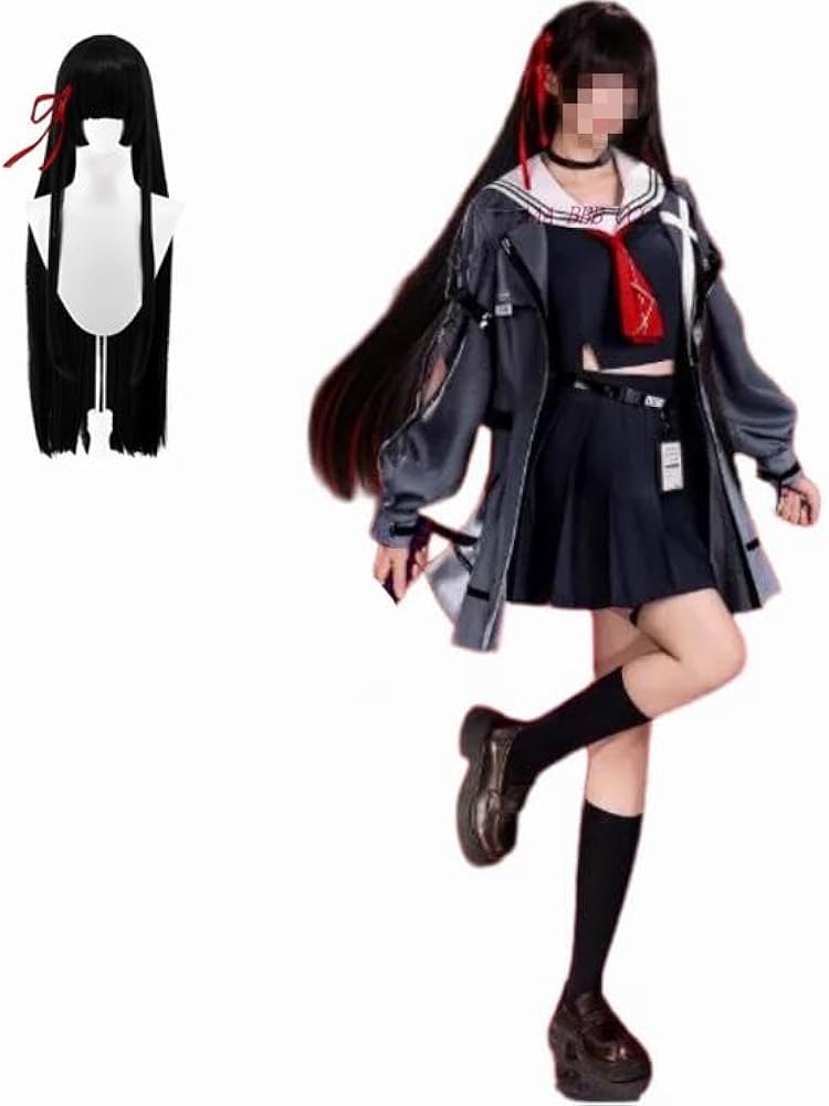 鳴潮 千咲 コスプレ衣装 Mサイズ ウィッグ付き 三分妄想 鳴潮 千咲 コスプレ 衣装